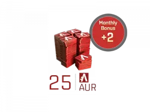 25 Аурума (AUR)